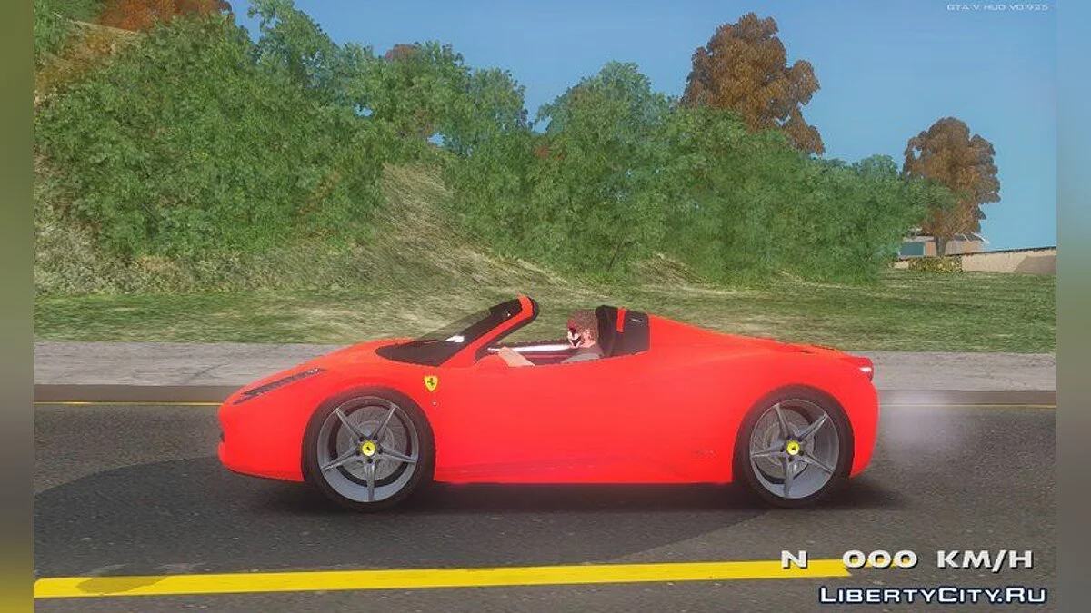 Ferrari 458 Italia 2017 / GTA San Andreas