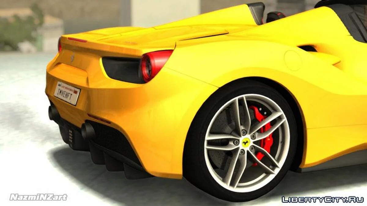 Ferrari 488 Spider 2016 / GTA San Andreas