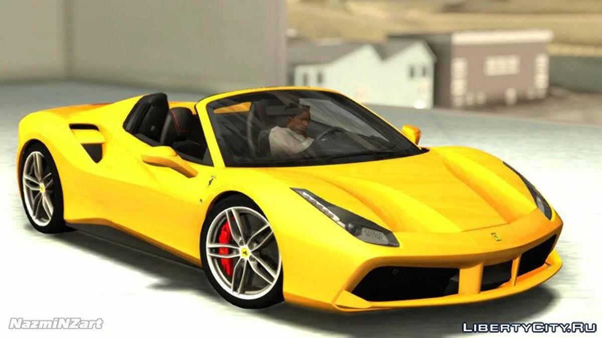 Ferrari 488 Spider 2016 / GTA San Andreas