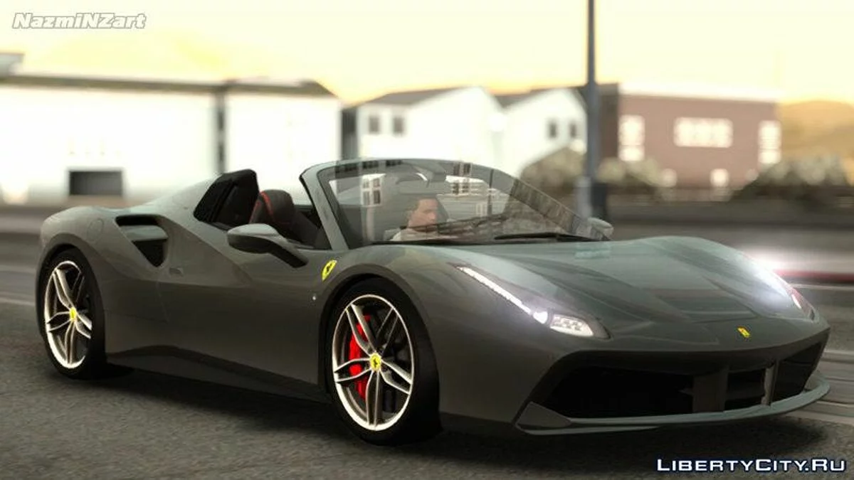 Ferrari 488 Spider 2016 / GTA San Andreas