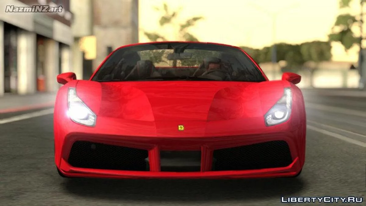 Ferrari 488 Spider 2016 / GTA San Andreas