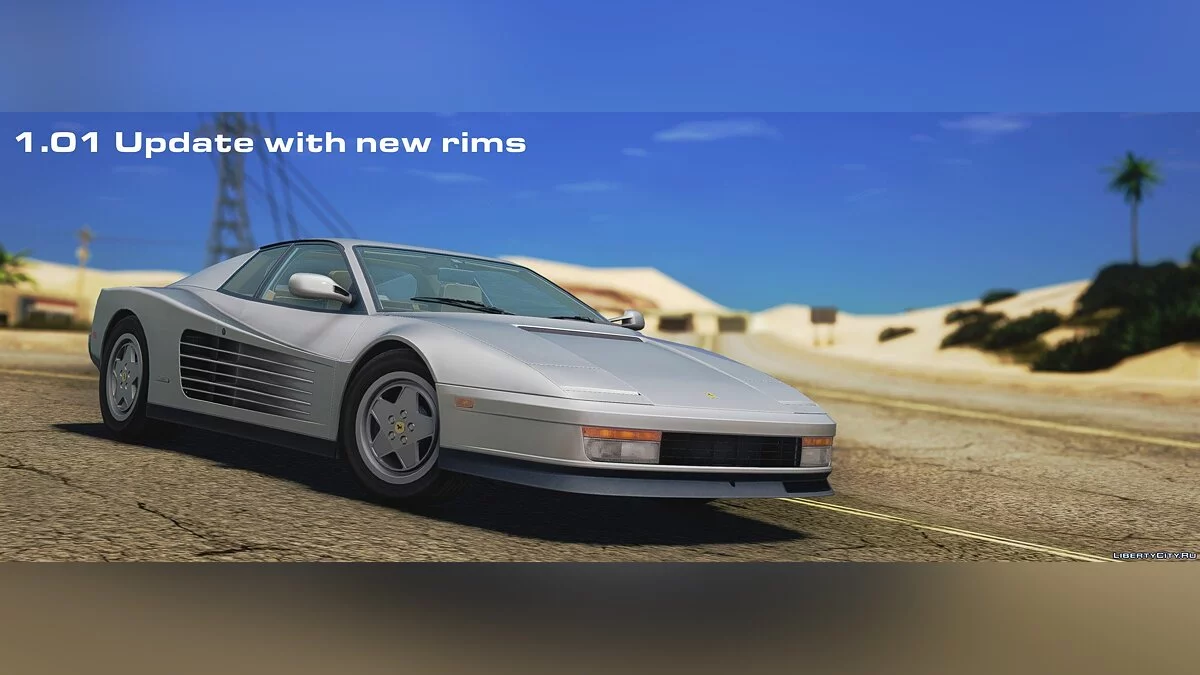 Ferrari Testarossa (US-Spec) 1987 1.01 / GTA San Andreas
