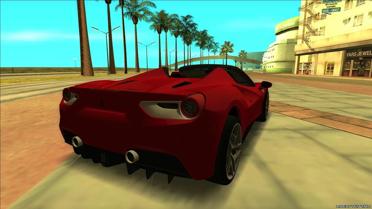 Ferrari 488 Spider 70th Anniversary / GTA San Andreas
