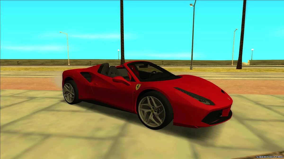 Ferrari 488 Spider 70th Anniversary / GTA San Andreas
