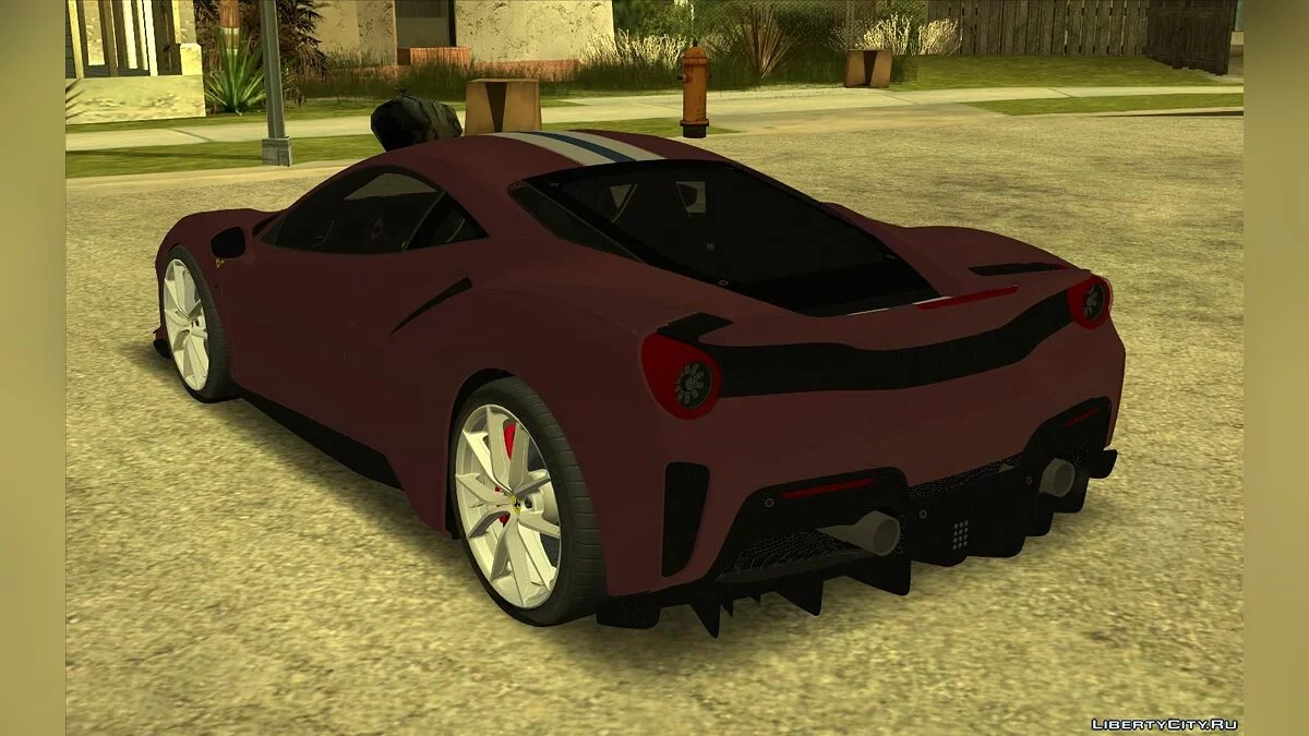 2019 Ferrari 488 Pista  / GTA San Andreas