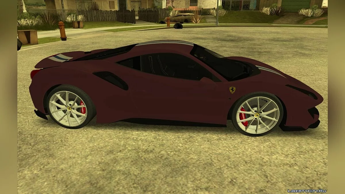 2019 Ferrari 488 Pista  / GTA San Andreas