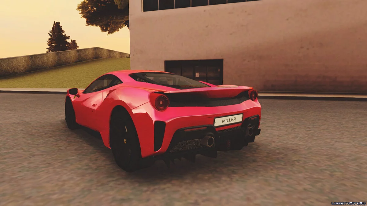 Ferrari 488 Pista 2020 (CCD) / GTA San Andreas