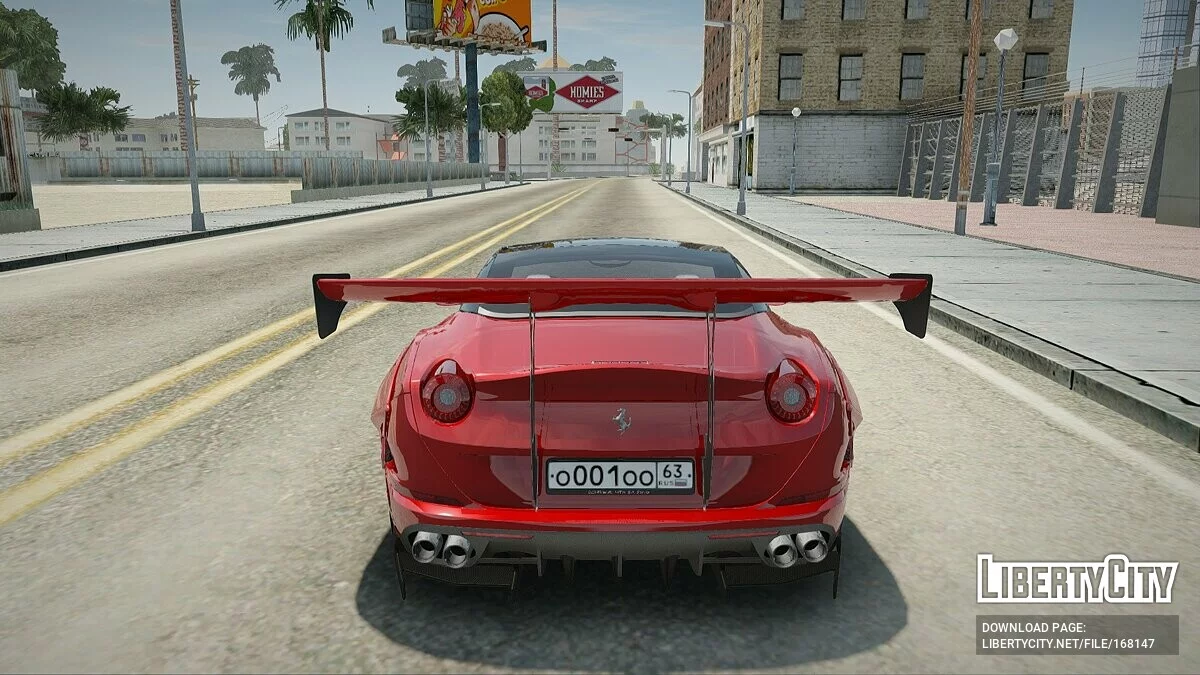 Ferrari California / GTA San Andreas