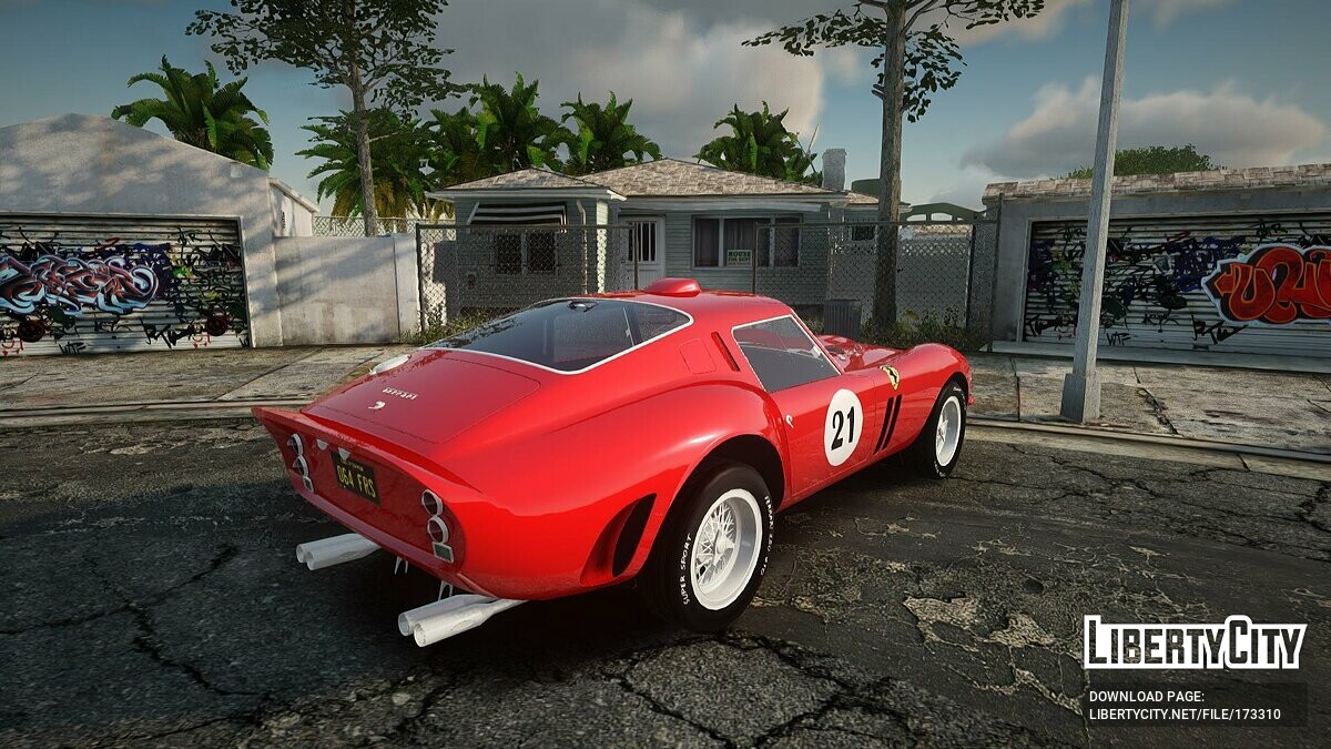 Скачать Ferrari GTO 250 1962 для GTA San Andreas