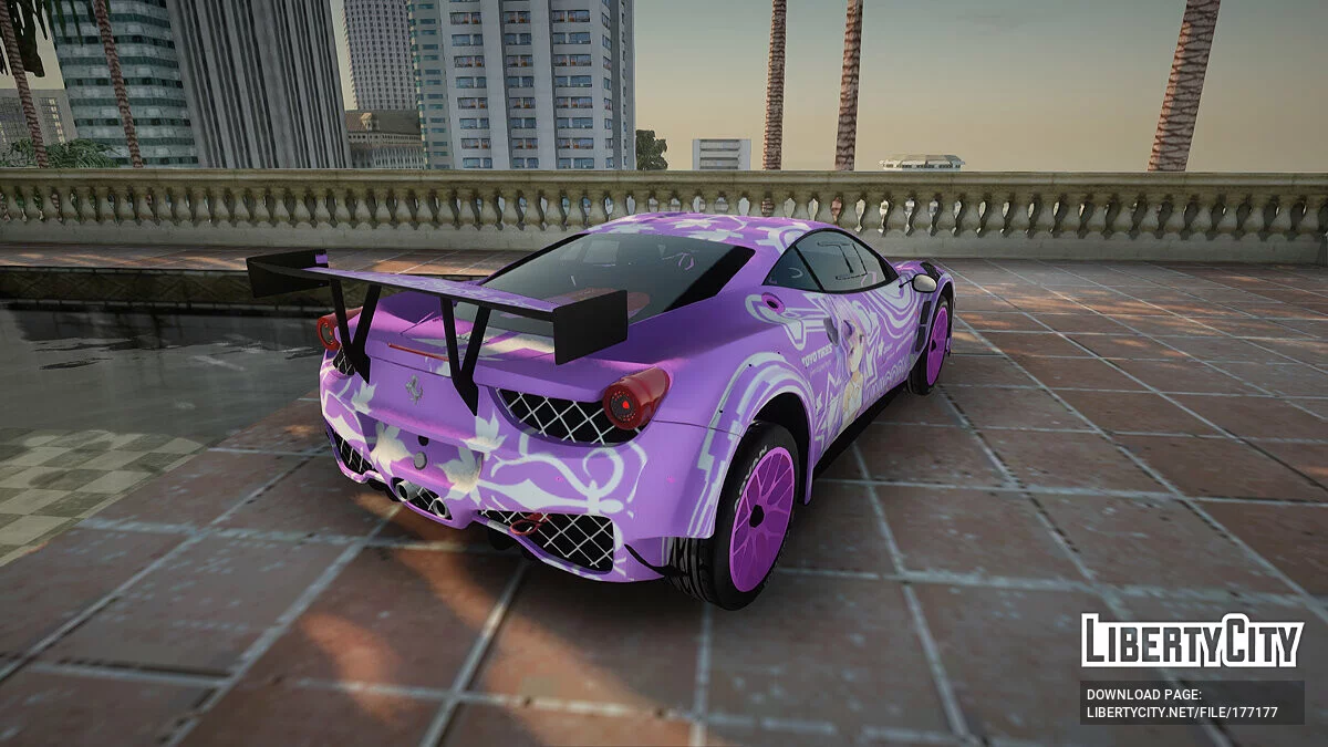Ferrari 458 GT3 Itasha Unicorn of Azur Lane DTM / GTA San Andreas