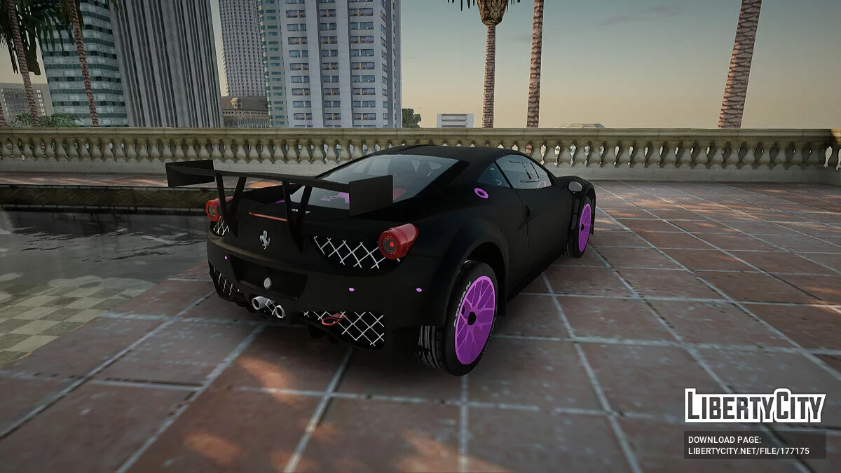 Ferrari 458 GT3 Itasha Vampire of AzurLane DTM / GTA San Andreas