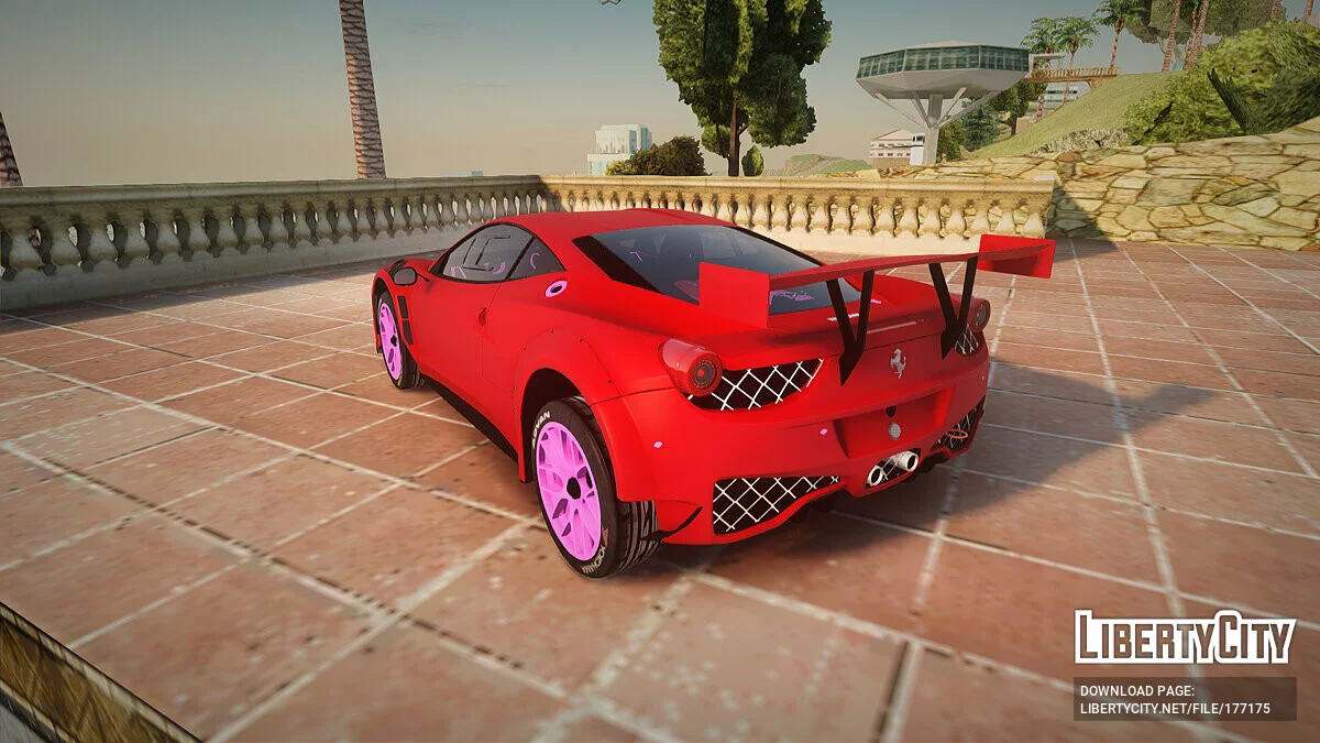 Ferrari 458 GT3 Itasha Vampire of AzurLane DTM / GTA San Andreas