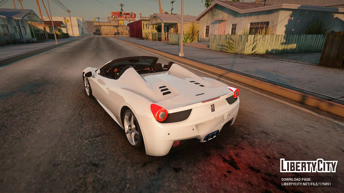 Ferrari 458 Spider / GTA San Andreas