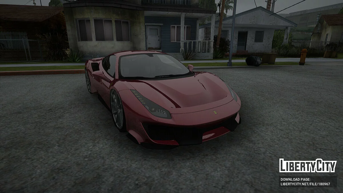Ferrari 488 / GTA San Andreas