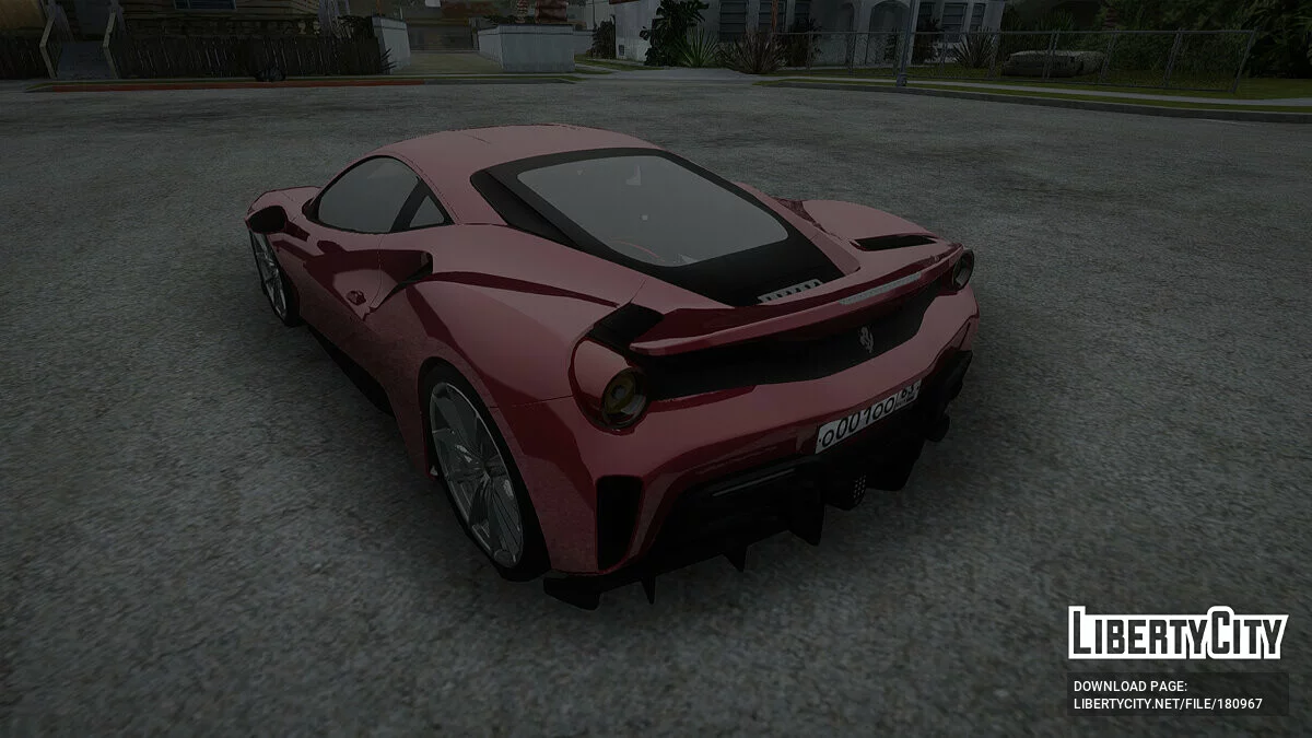Ferrari 488 / GTA San Andreas