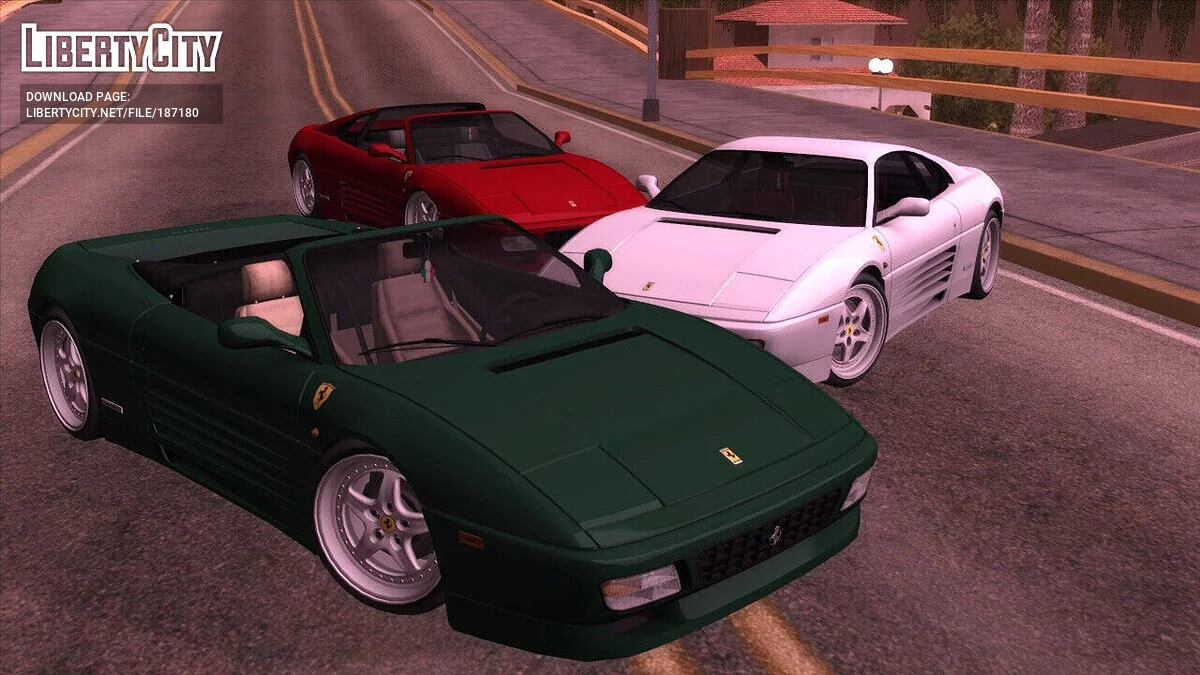 Ferrari 348 Coupe, Targa & Spider | IVF, Vehfuncs / GTA San Andreas