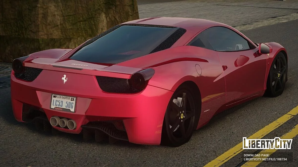 2010 Ferrari 458 Italia / GTA San Andreas