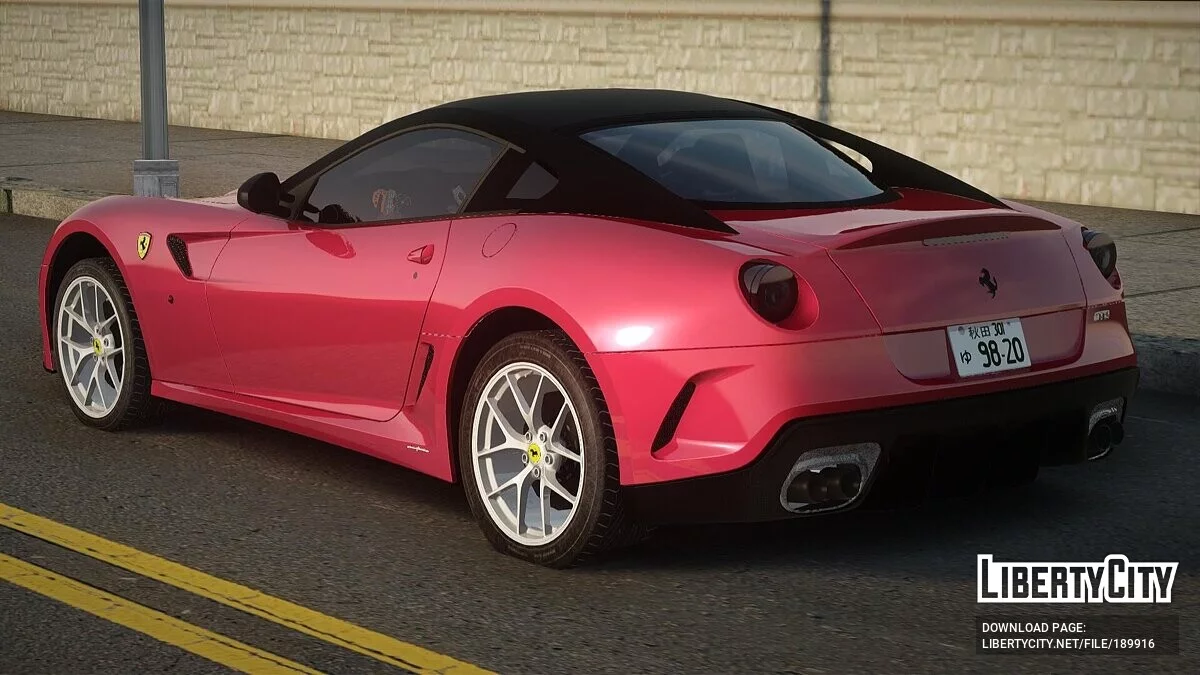 2010 Ferrari 599 GTO / GTA San Andreas