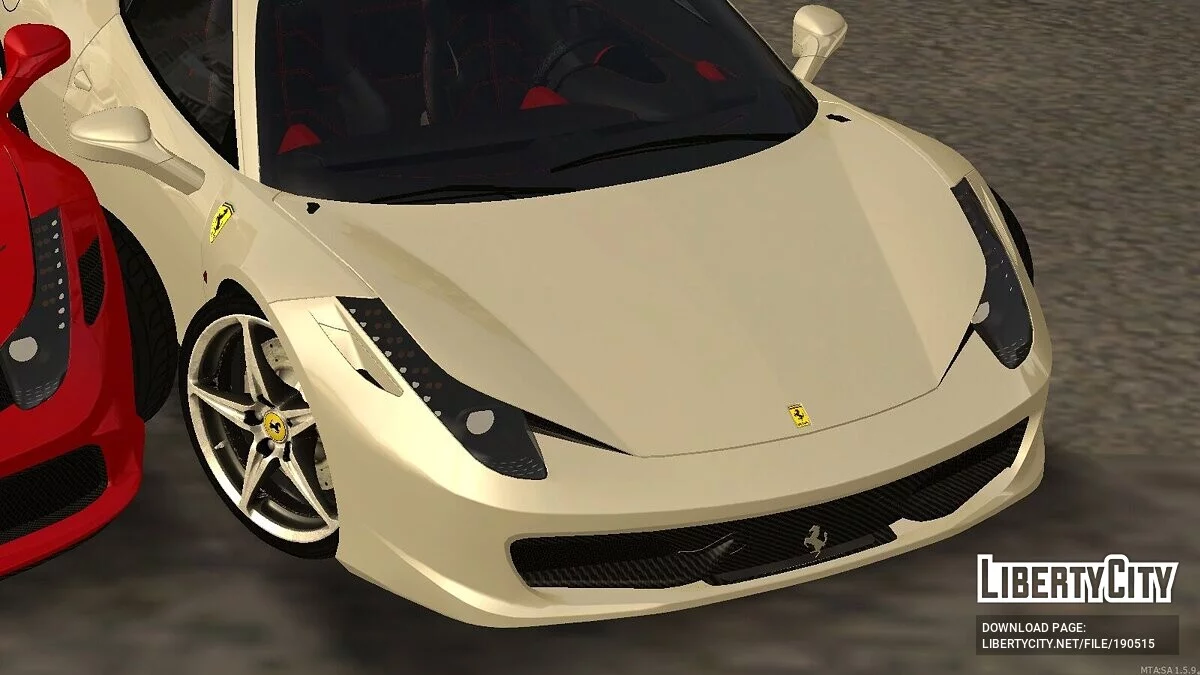 Ferrari 458 Italia + CCD / GTA San Andreas