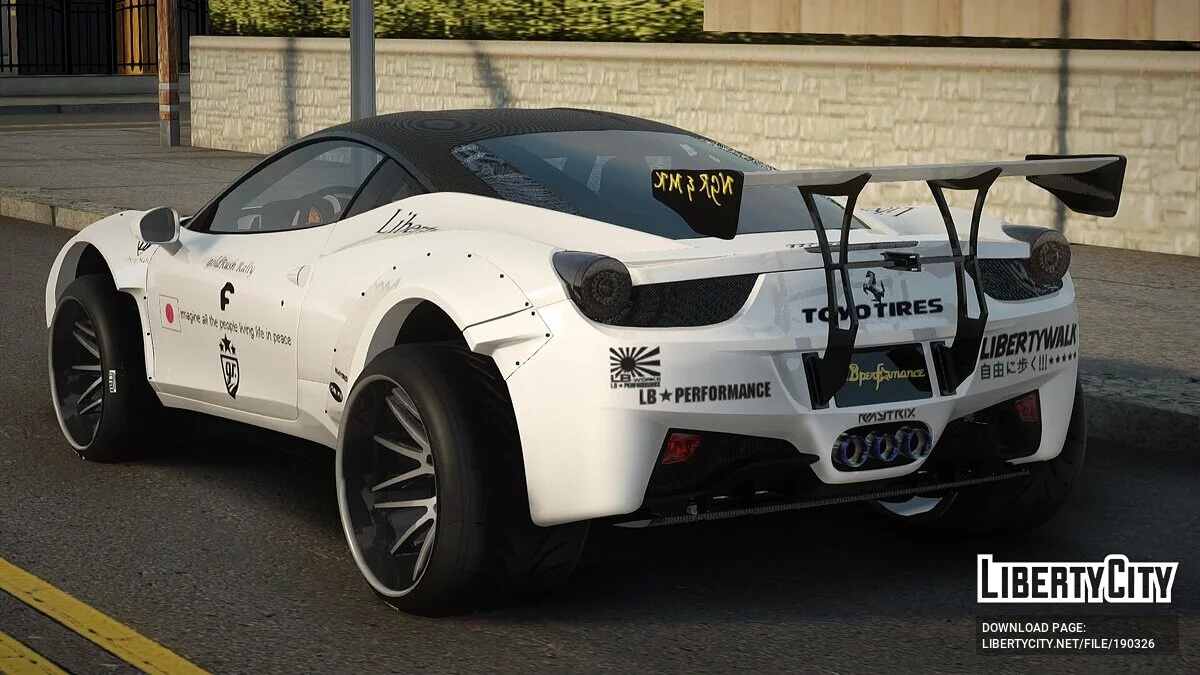 Ferrari 458 Italy Liberty Walk LB Performance / GTA San Andreas