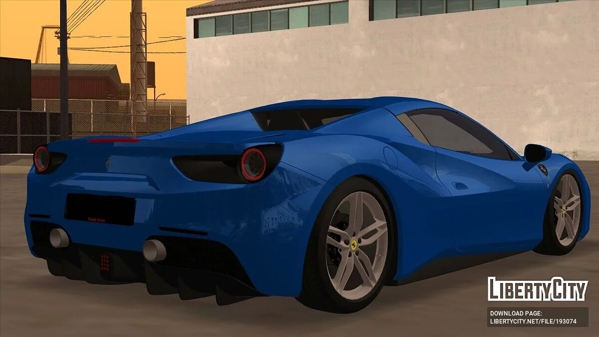 Ferrari 488 + CCD / GTA San Andreas