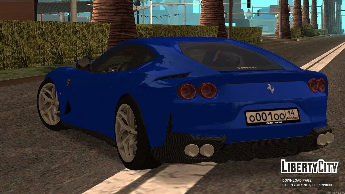 Ferrari 812 Superfast + CCD / GTA San Andreas