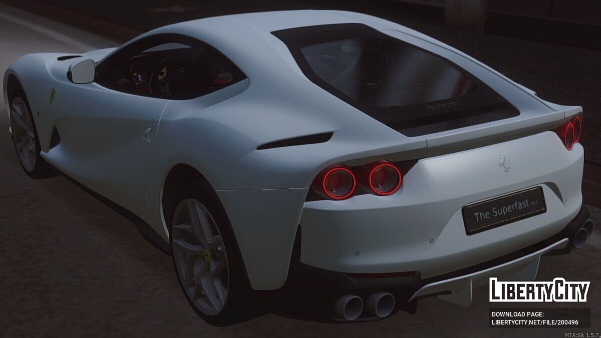 Скачать Ferrari 812 Superfast для GTA San Andreas