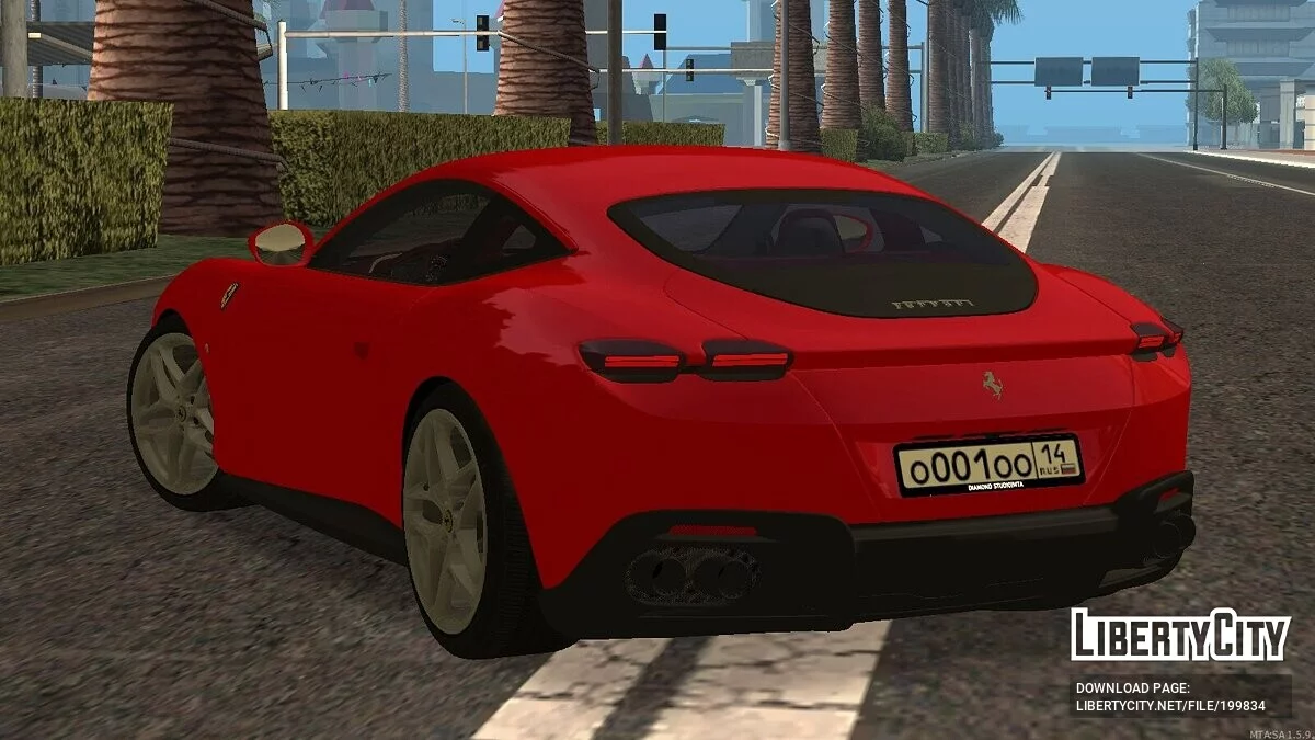 Ferrari Roma + CCD / GTA San Andreas