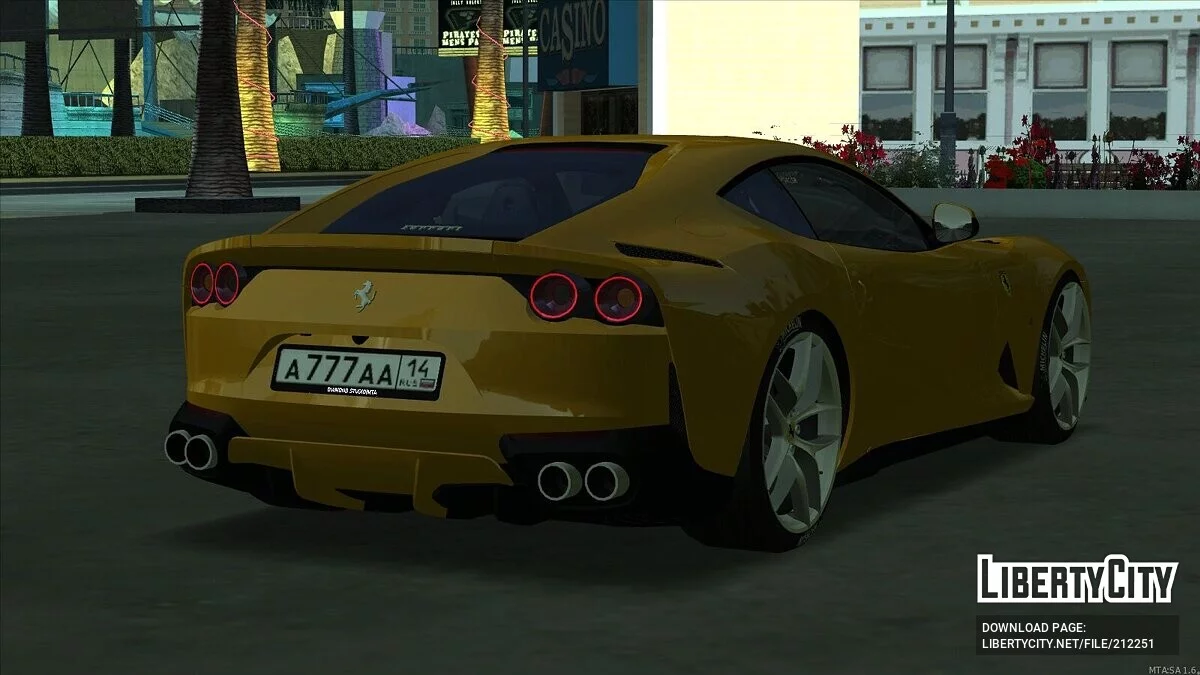 Ferrari 812 Superfast + CCD / GTA San Andreas