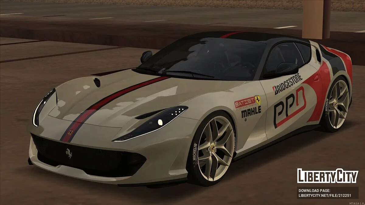 Ferrari 812 Superfast + CCD / GTA San Andreas