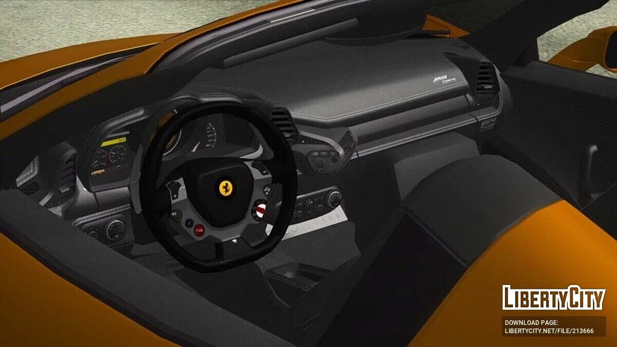 Ferrari 458 Spider V2 / GTA San Andreas
