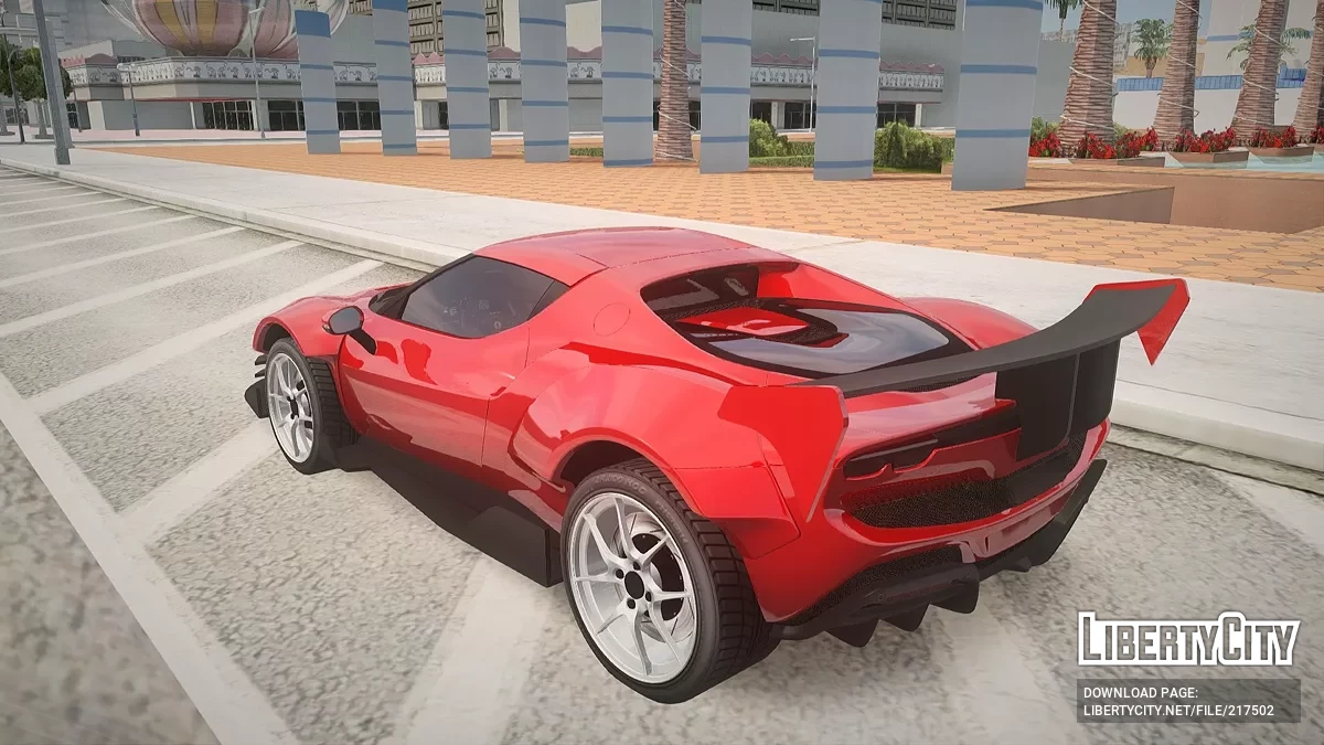 2021 Ferrari 296 GTB Widebody / GTA San Andreas