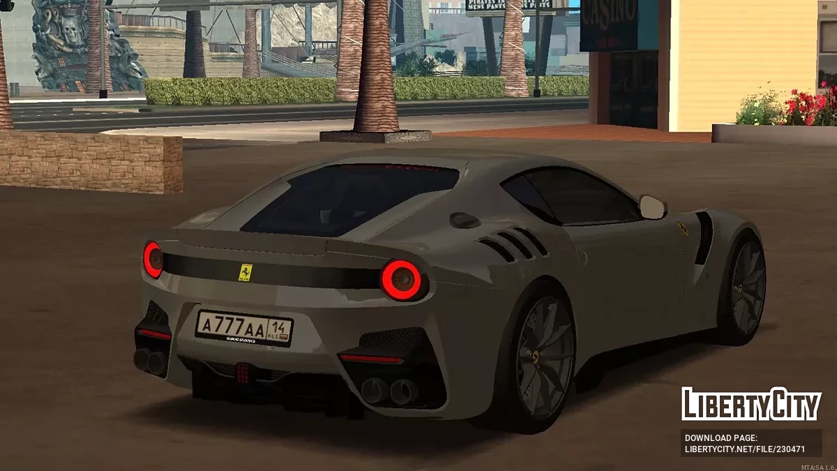 Ferrari F12 Berlinetta + CCD / GTA San Andreas