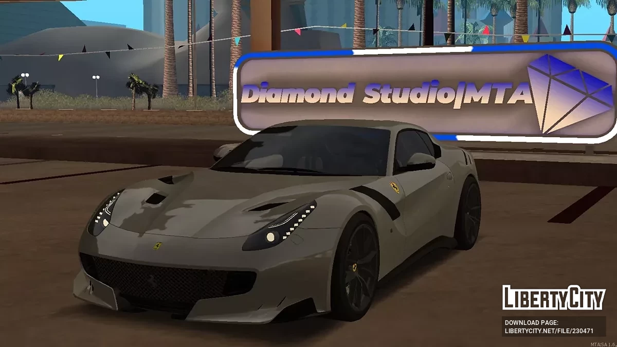 Ferrari F12 Berlinetta + CCD / GTA San Andreas
