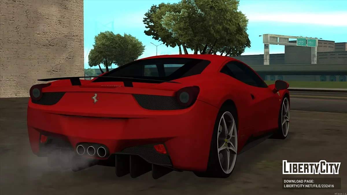 Ferarri 458 Italia Novitec / GTA San Andreas