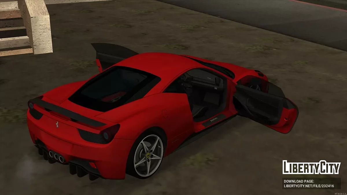 Ferarri 458 Italia Novitec / GTA San Andreas