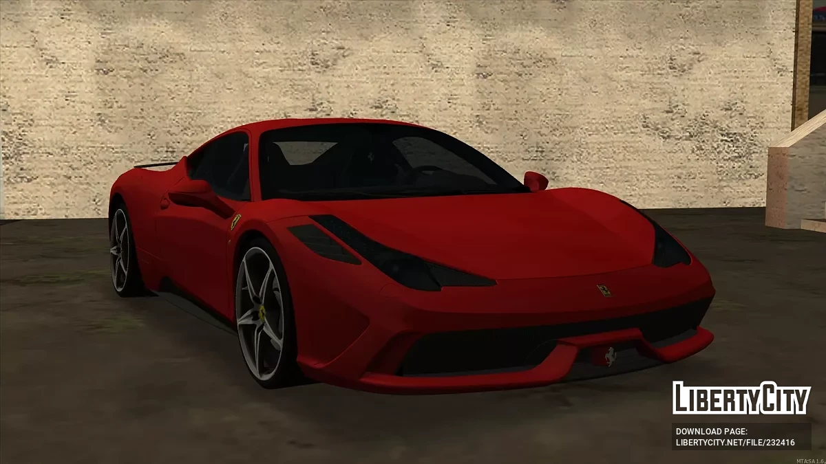 Ferarri 458 Italia Novitec / GTA San Andreas