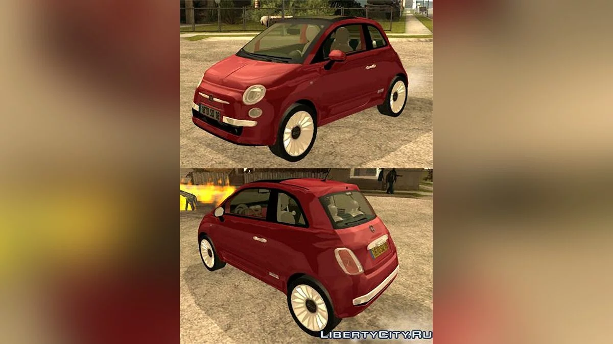Fiat 500 / GTA San Andreas