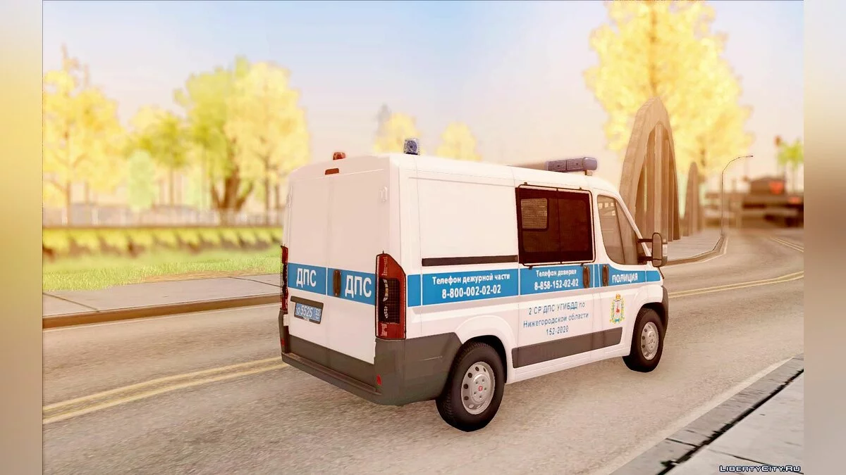 Fiat Ducato ДПС / GTA San Andreas