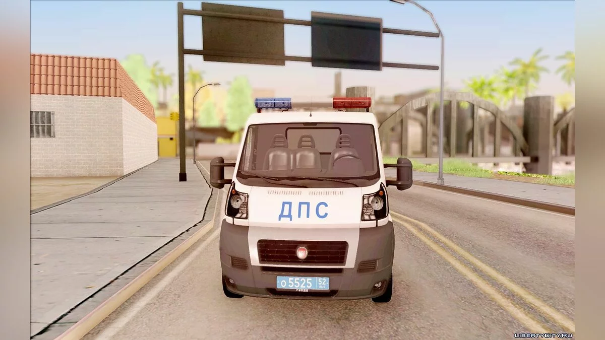 Fiat Ducato ДПС / GTA San Andreas