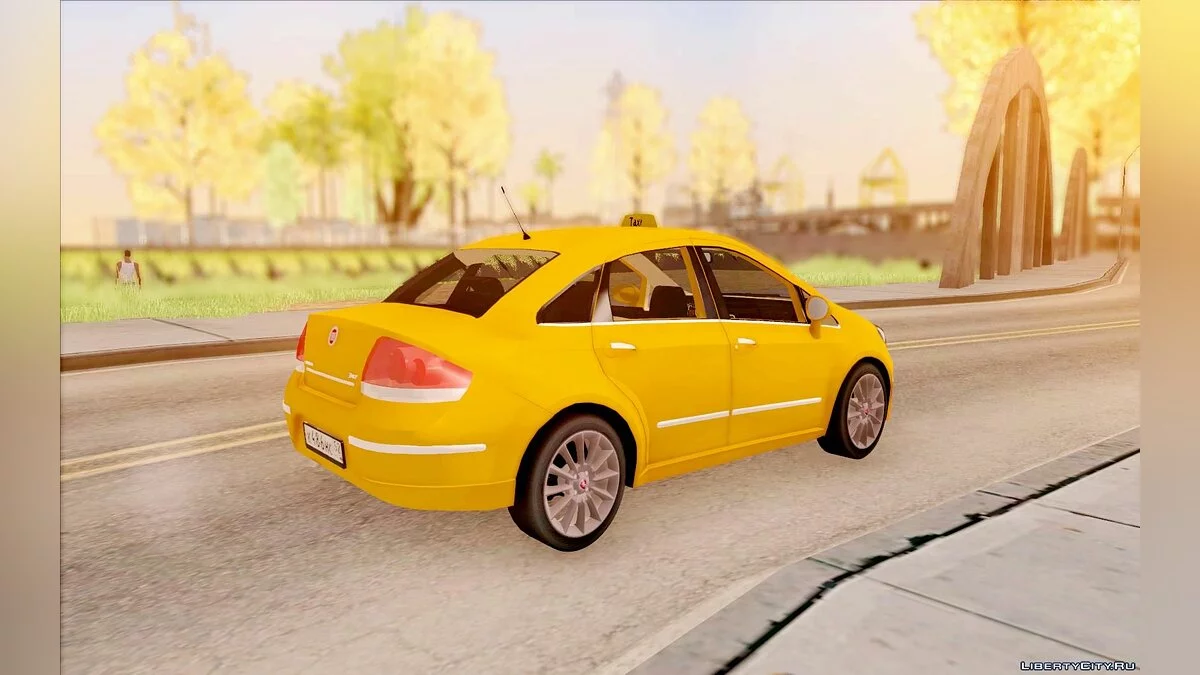Fiat Linea Taxi / GTA San Andreas