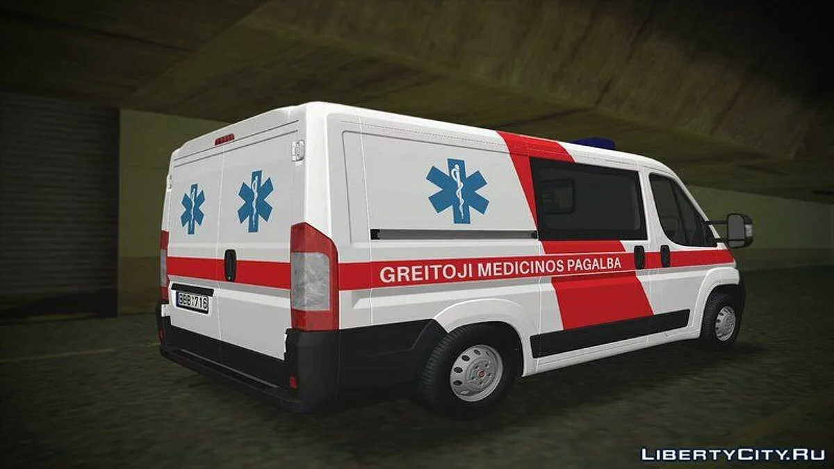 Fiat Ducato Lithuanian Ambulance / GTA San Andreas