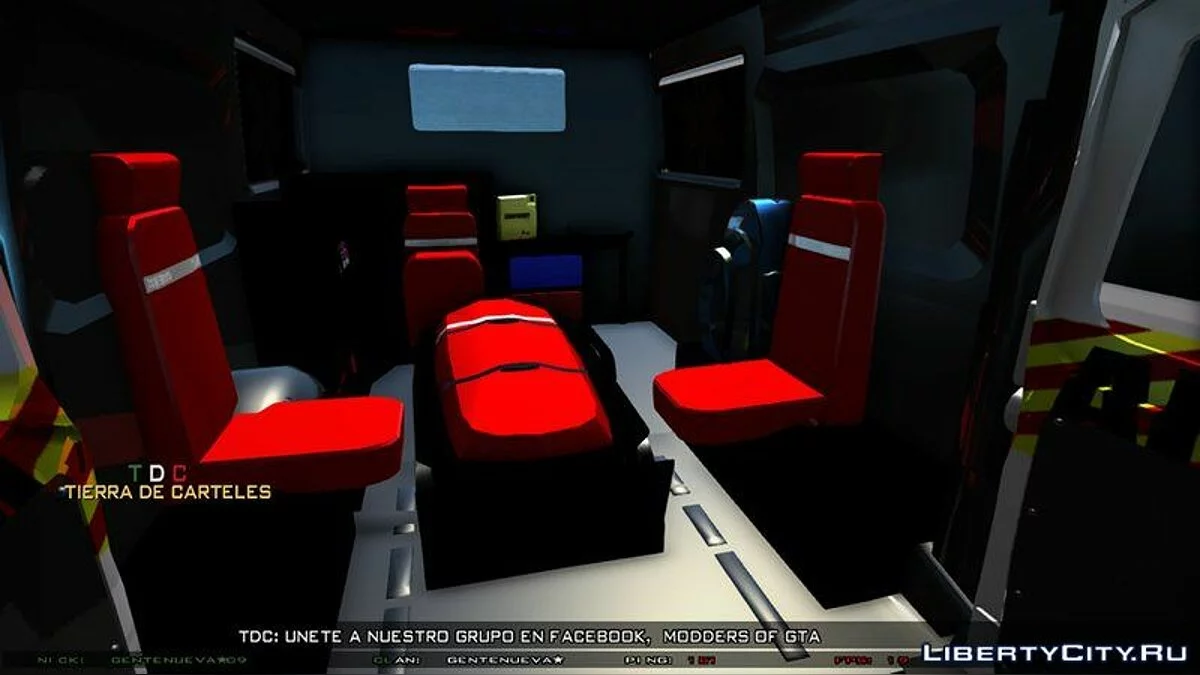 Fiat Ducato Ambulancia de Proteccion Civil / GTA San Andreas