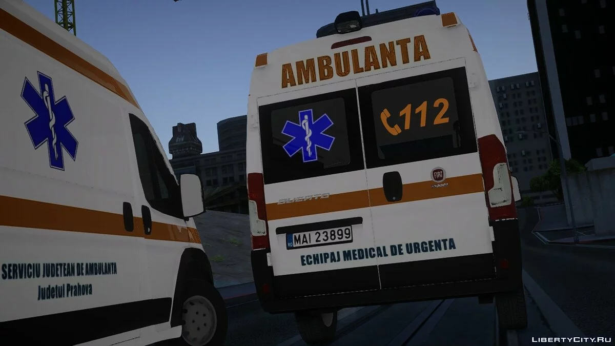 2016 Fiat Ducato - Autospeciala Ambulanta / GTA San Andreas