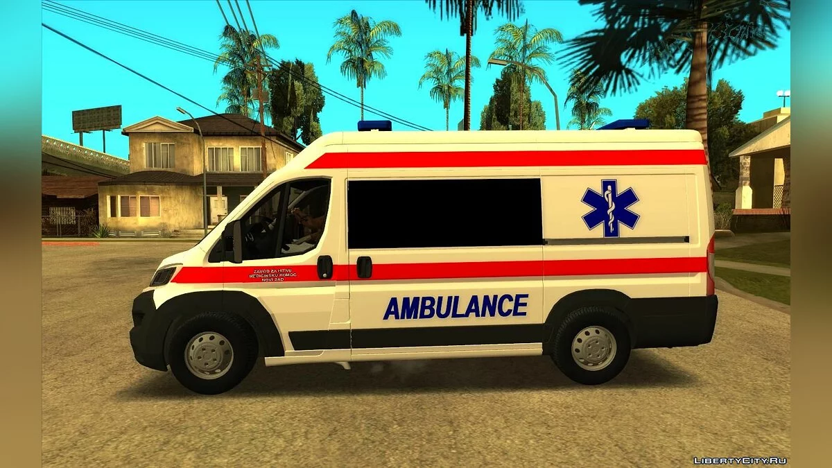 2020 Fiat Ducato Serbian Ambulance / GTA San Andreas