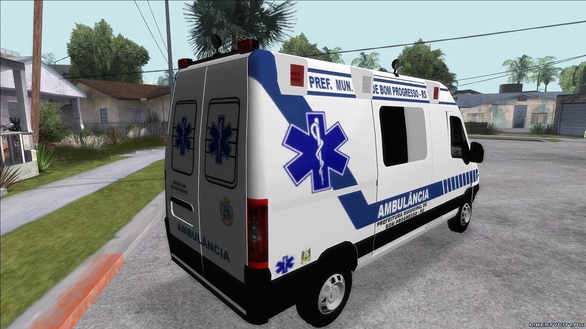 Fiat Ducato Brazilian Ambulance / GTA San Andreas