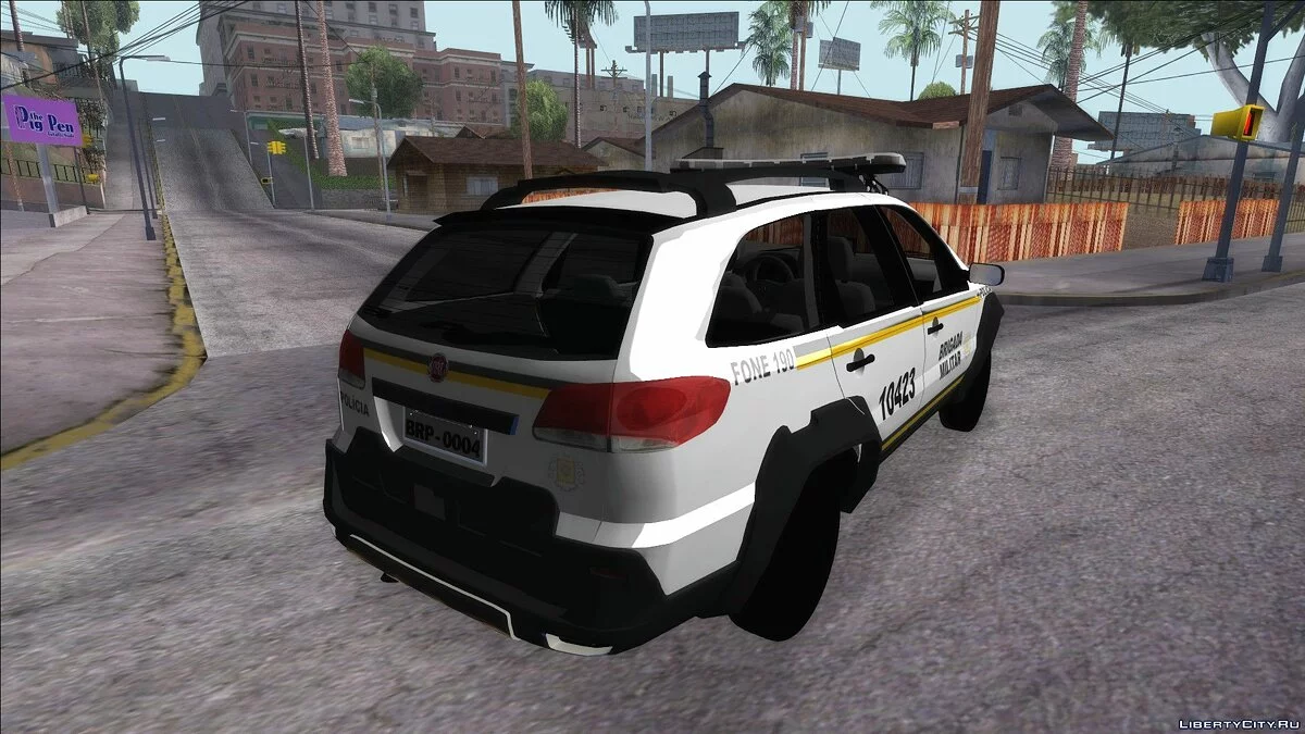 Fiat Palio Weekend Brazilian Police (White) / GTA San Andreas