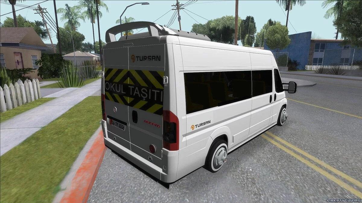 Fiat Ducato школьный автобус / GTA San Andreas