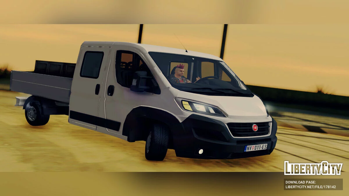 2020 Fiat Ducato Pickup / GTA San Andreas