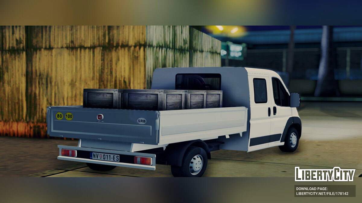 Скачать 2020 Fiat Ducato Pickup для GTA San Andreas